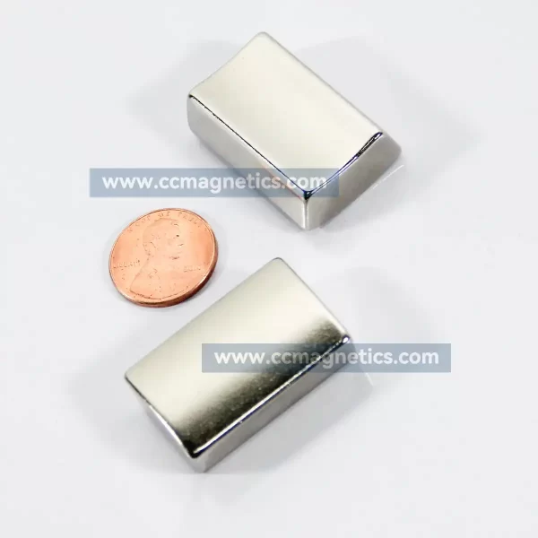 Nickel Plated Magnetized thru circumference Arc magnets - Image 5