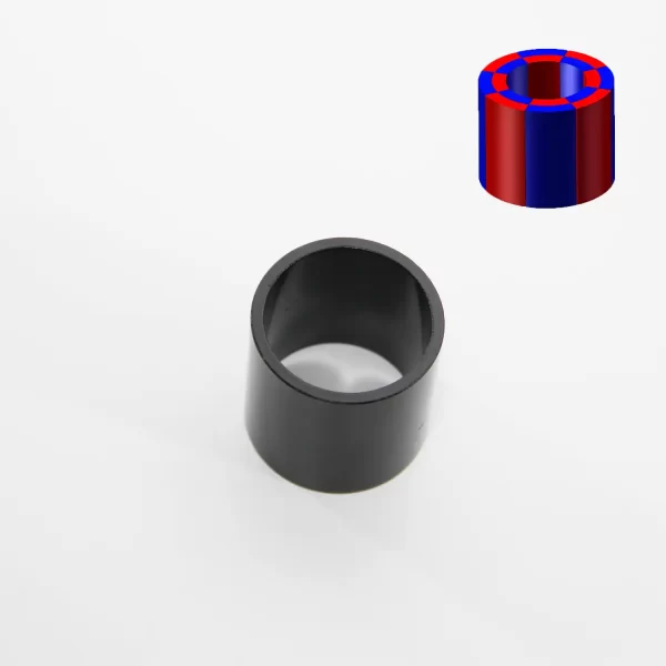 Hot-pressed Radiation Ring NdFeB Magnet O.D32mm/1.25in,18poles
