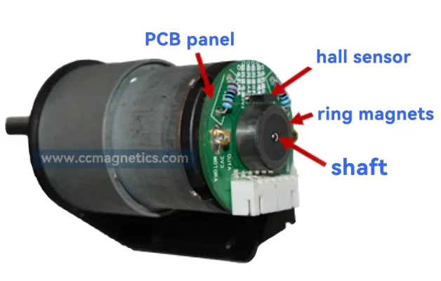 Motor Hall sensor magnetic ring