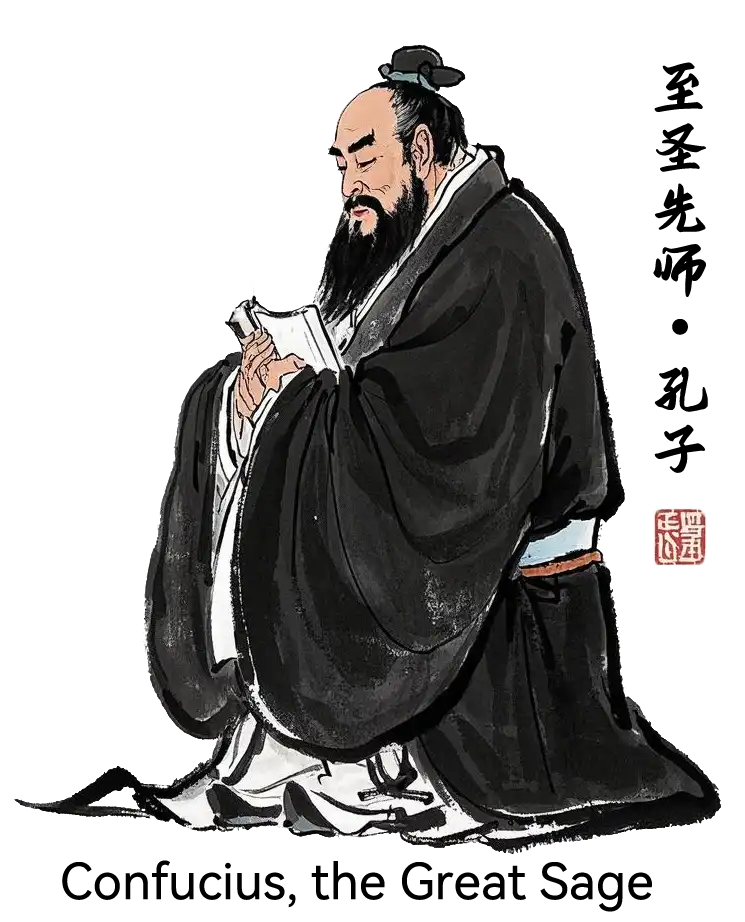 Confucius, the Great Sage.