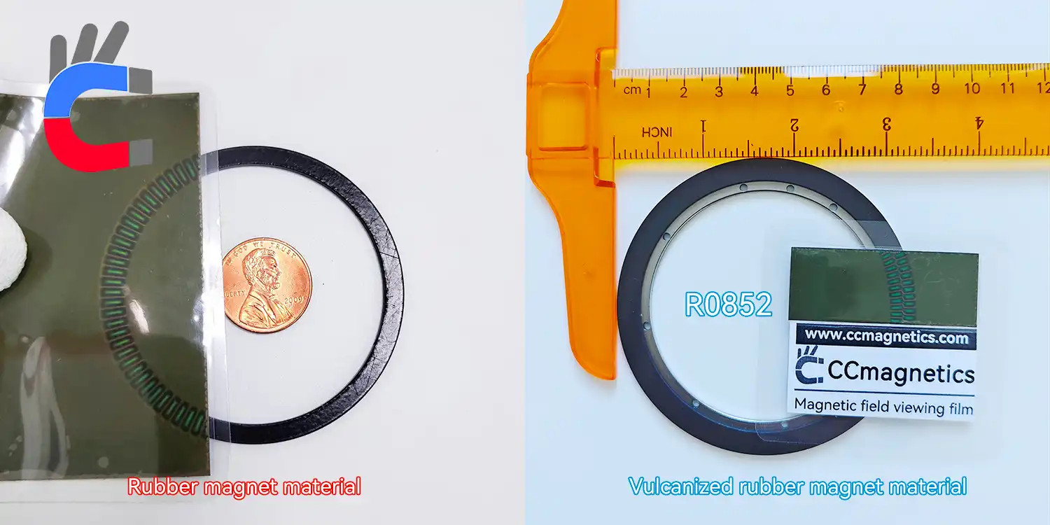 vulcanized/ rubber magnet material