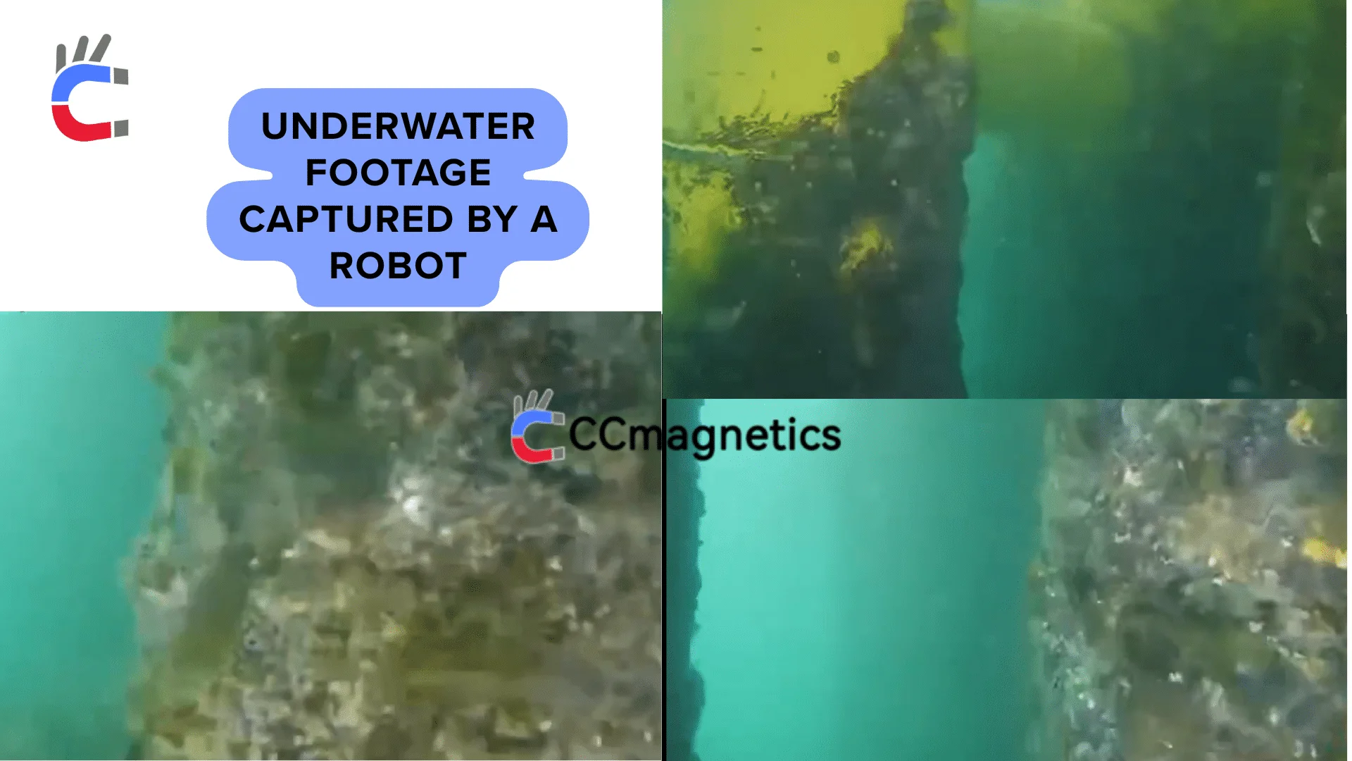 underwater robot MAGNETIC WHEELS