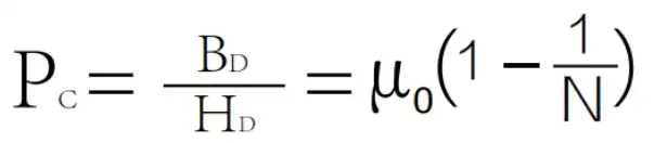 Pc=Bd/Hd=*(1-1/N)